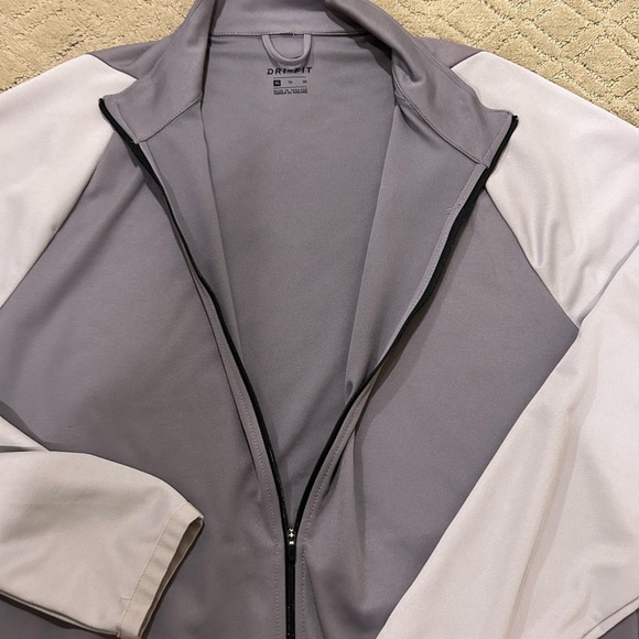 Nike men gray long sleeve zip up jacket size XL - Picture 7 of 15
